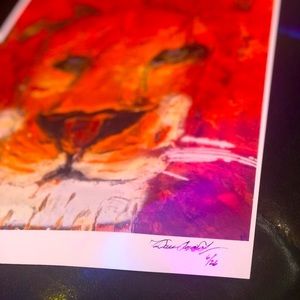 LION | 11x17” | Original Dan Arnold Spraypaint Artwork Print STL